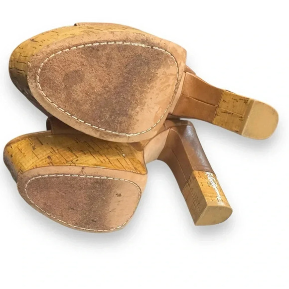 Dolce Vita Women's Baxter Platform pump Tan Leather Sz 9 EUC - Picture 13 of 15